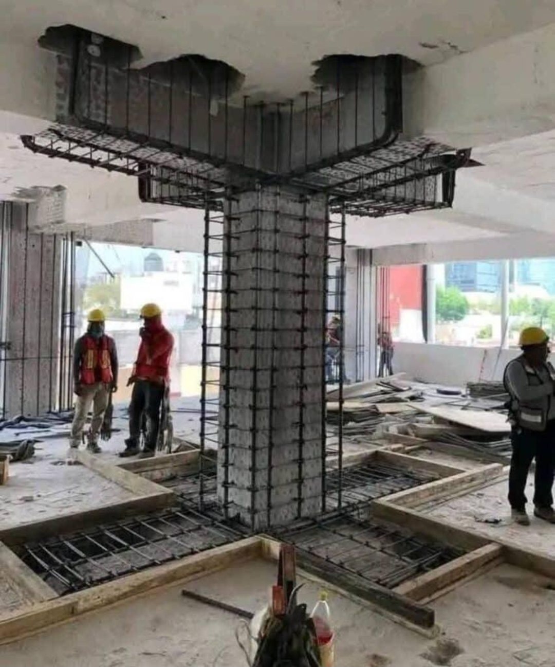 Precast concrete columns